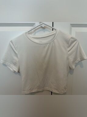 Plain Cropped T-Shirt